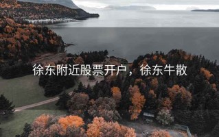 徐东附近股票开户，徐东牛散