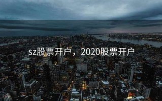 sz股票开户，2020股票开户