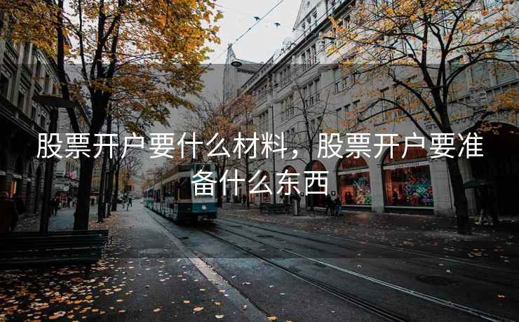 股票开户要什么材料，股票开户要准备什么东西