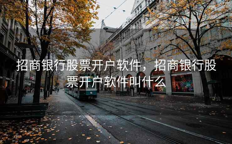 招商银行股票开户软件，招商银行股票开户软件叫什么